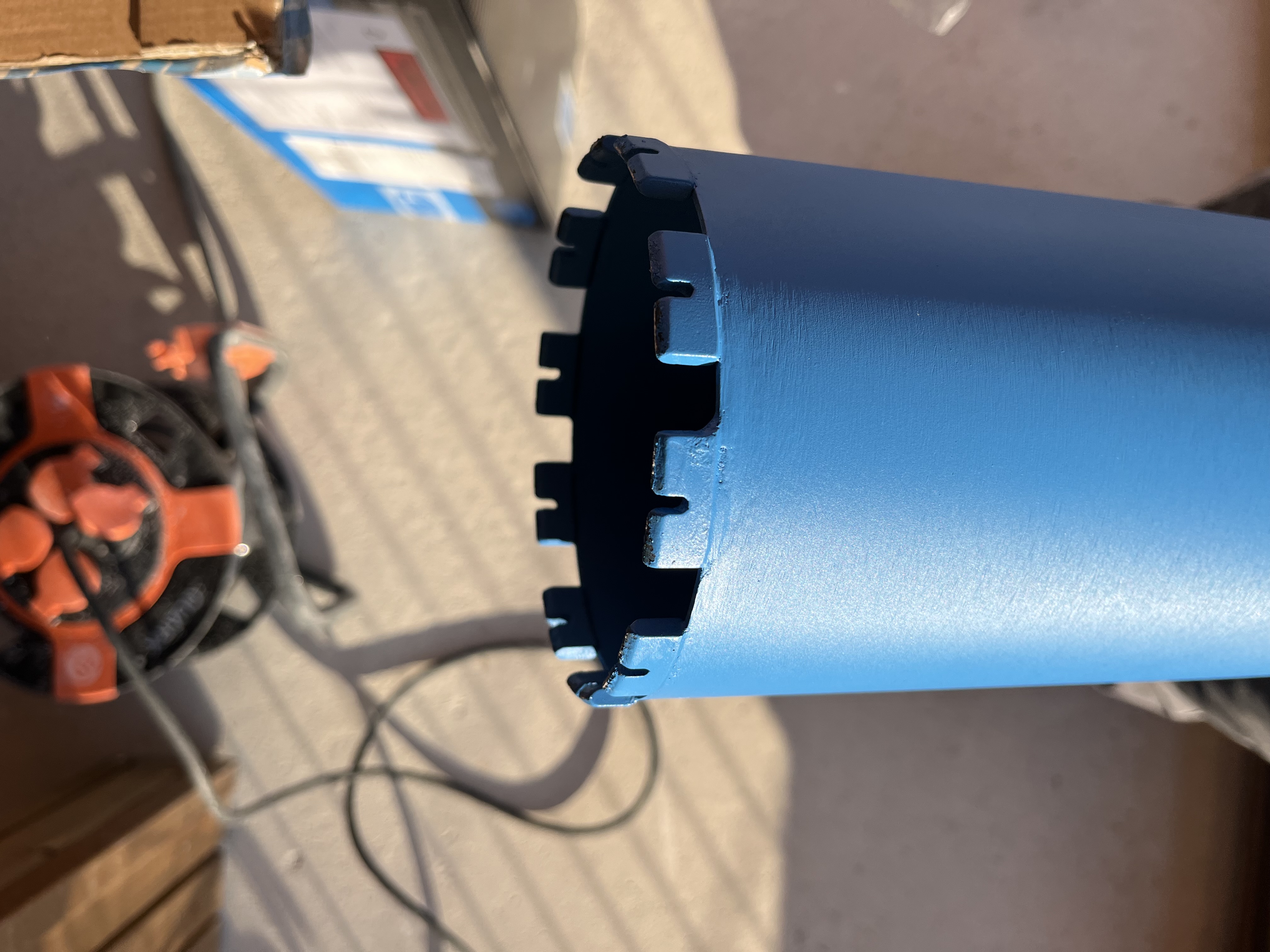 Couronne diamant pour carottage béton