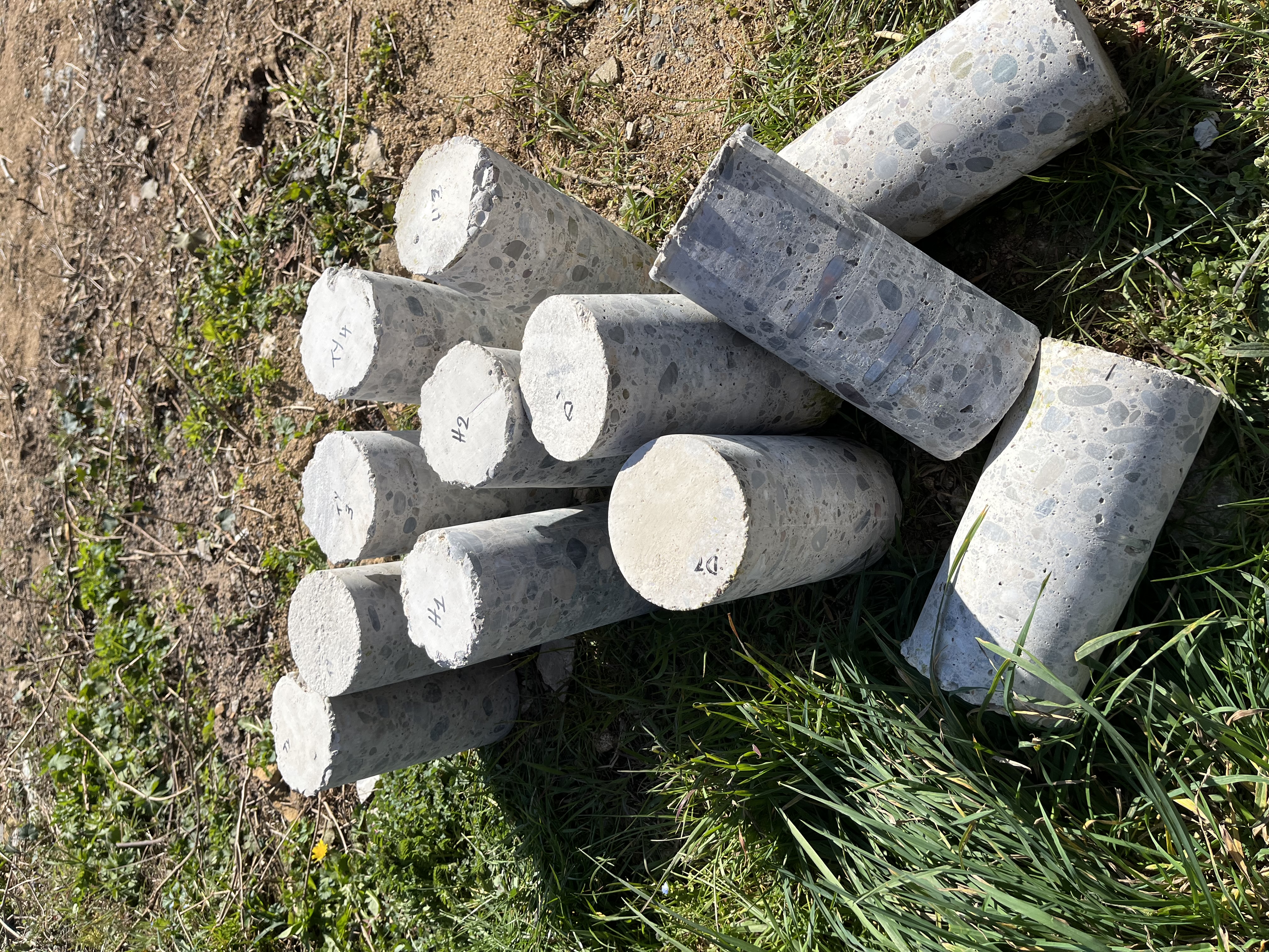 Carotteuse professionnelle utilisée pour les tests